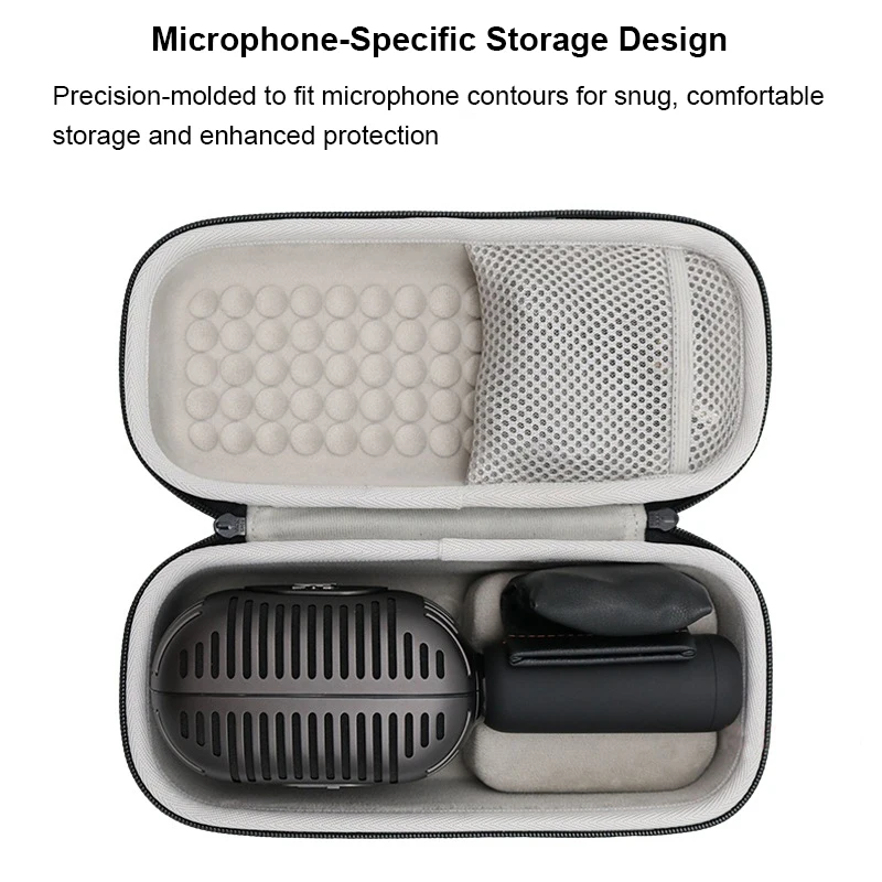 Carrying Case for JBL KMC650U KMC650 Wireless, Wireless Microphone Storage Integrated Box, Microphones Portable Travel Bag