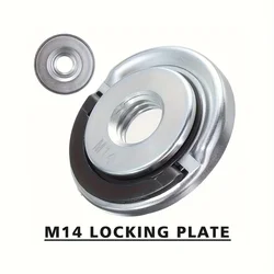 Quick Release Flange Nut M14 Thread Angle Grinder Flange Nut Power Chuck Pressing Plate For Diamond Cutting Disks
