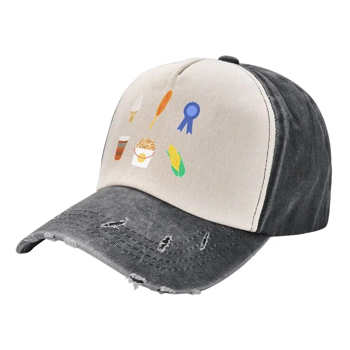 MN State Fair Foods Baseball Cap Gentleman Hat Hood Golf Women's Beach Outlet 2025 Men's