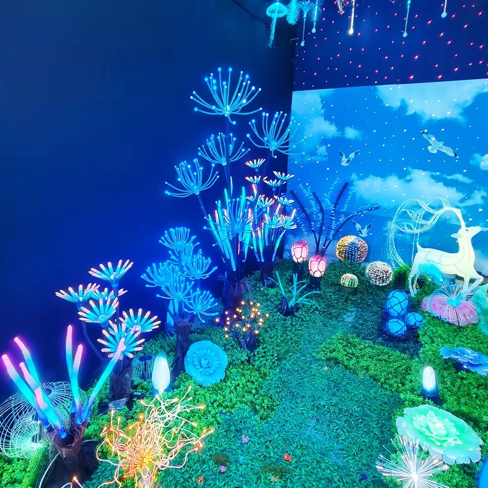 صمام ثنائي باعث للضوء، نبات مرجاني، ديكور غابة سحرية #5