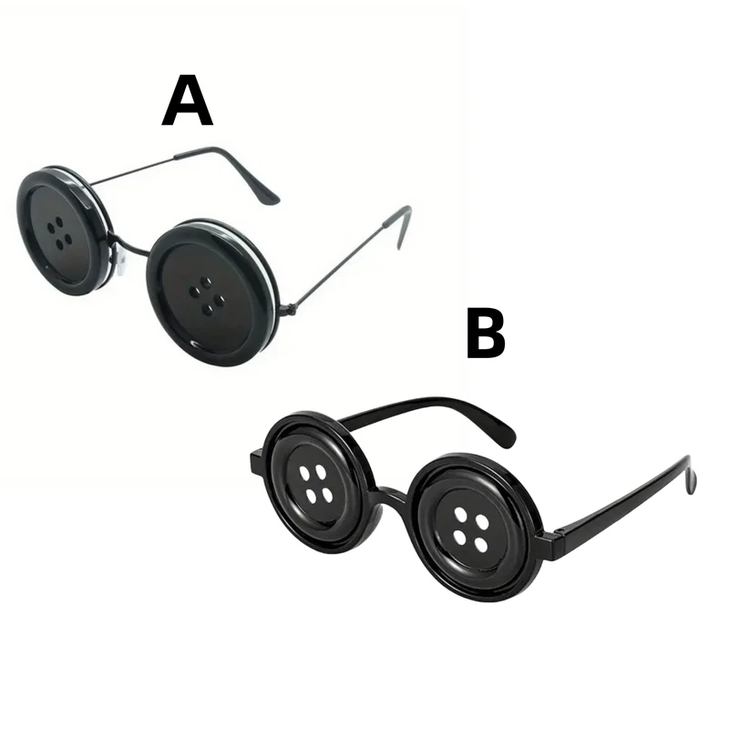 1 Stück, Knopfbrille – Cosplay, Halloween-Kostümzubehör, Anime-Cosplay-Requisiten. – Detail 9