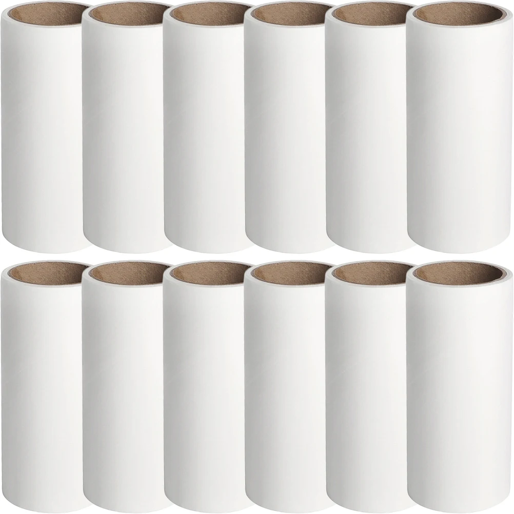 

12pcs Lint Roller Set Pet Hair Remover Furniture Portable Clothing Adhesive Reusable Crafting Dog Cat Lint Rollers Cleaner