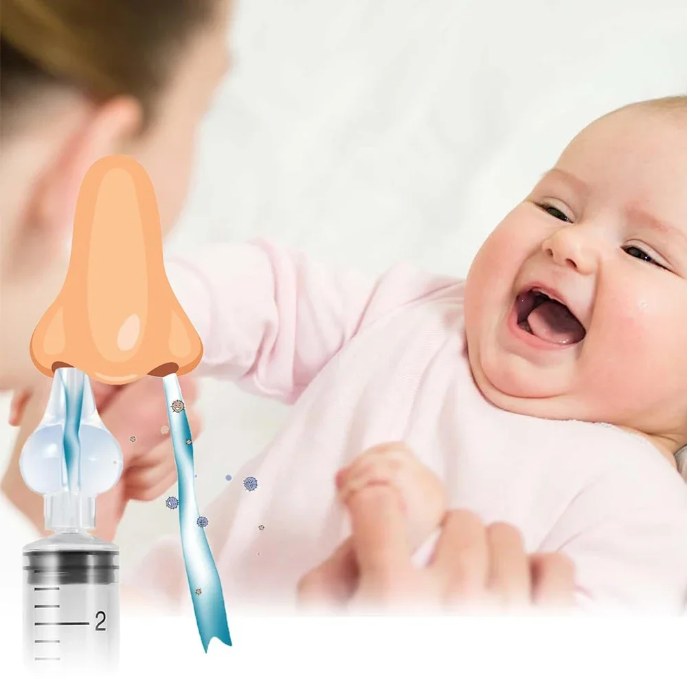 Wash Soft Tip ,Adult Ear Wash and Nasal 1pcs/6Pcs Nose and Ear Mouth, Children's Nose Mouth, Reusable, Nasal Syringe Cap, view 5