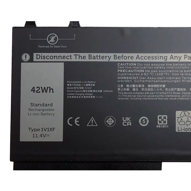 New 11.4V 42Wh 1V1XF Battery Laptop Lithium for Dell Precision 3540 Latitude 5400 5401 5500 Notebook 27W58 027W58 7VTMN XV8CJ