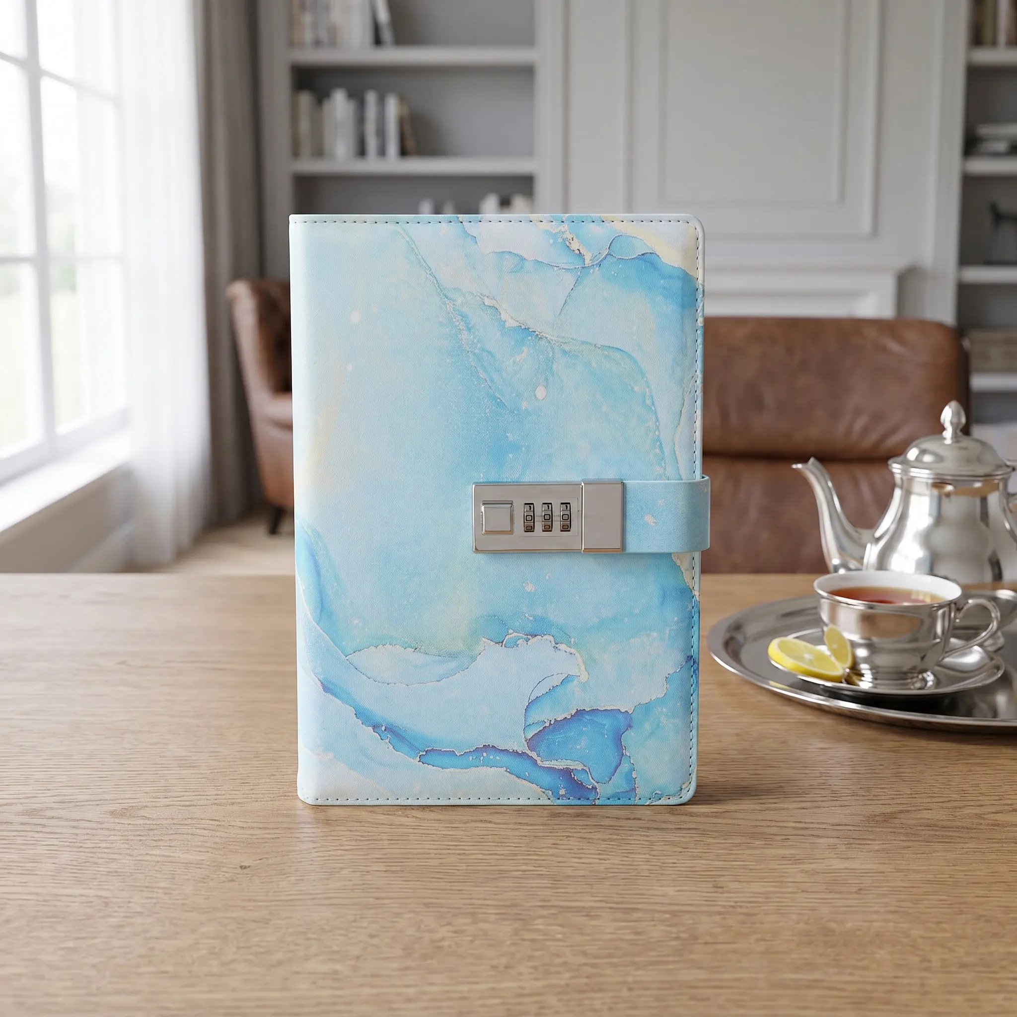 password-diary-notebook-with-lock-for-adults-journal-with-combination-lock-marble-pattern-design-secure-confidential-writing