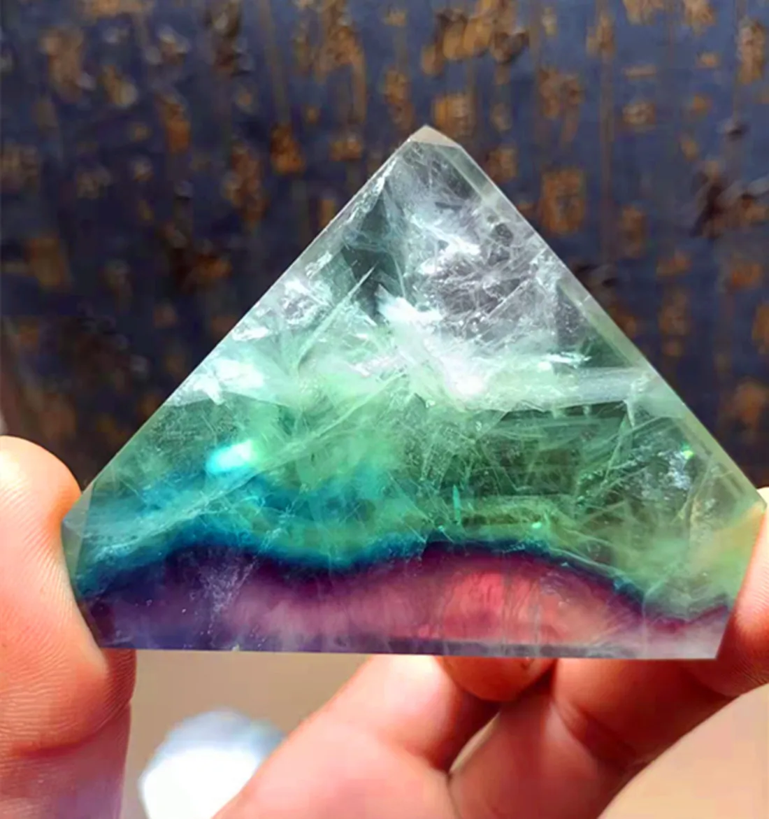 Rare natural energy jelly body. Color fluorite reiki home decoration quartz crystal raw stone chakra meditation treatment