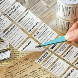 1pcs/1lot Decorative Adhesive tapes Notes on the Years masking tapes Junk Journal Scrapbooking stikcers DIY