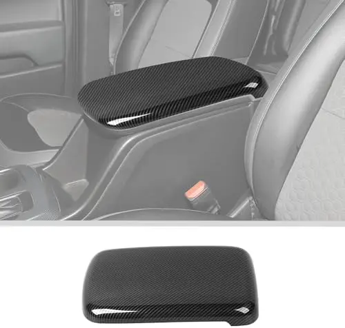 

Накладка на подлокотник JWWY для Chevrolet Colorado и GMC Canyon 2014-2022 – Декоративная накладка на консоль из карбона, аксессуар для интерьера