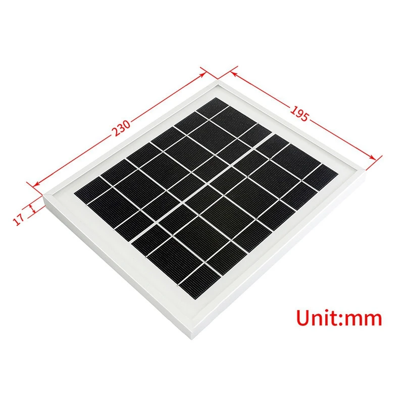 Waveshare Power Management Module For 6V-24V Solar Panels 5W 156 Monocrystalline Silicon Cell With MPPT