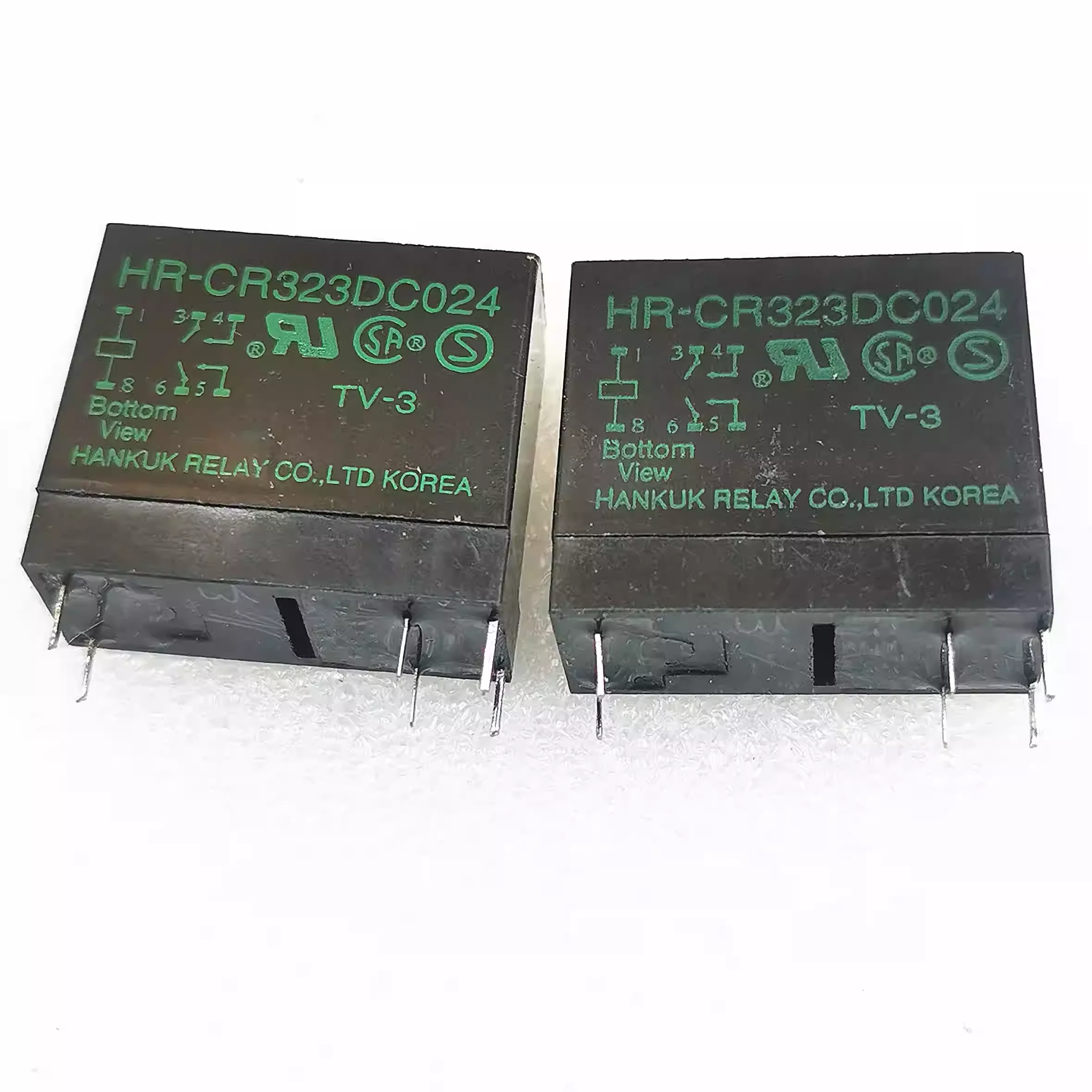

10pcs HR-CR323DC24 Relay G5R-2232P-KW 24V Two Normally Open 8A Universal