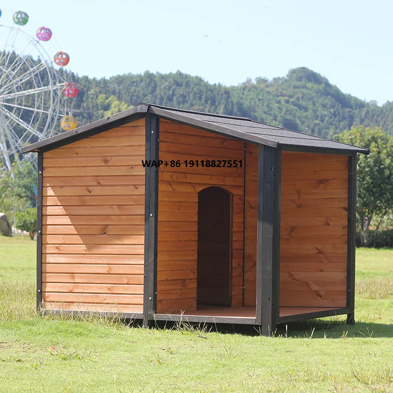 

Extra-large XXL Luxury Modern Outdoor Kennel Wooden Dog Crate Furniture and Pet Cage Printed Pattern for Pet Living