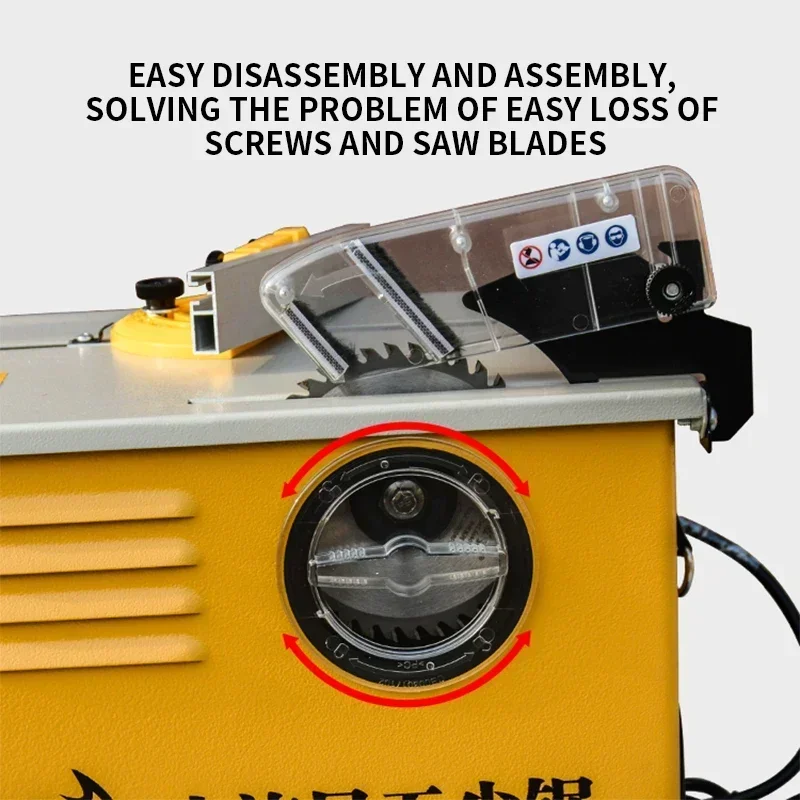 Dust-free Saw Multifunctional Woodworking Power Tool Solid Wood Floor Decoration Electric Saw Bench Cutting Machine