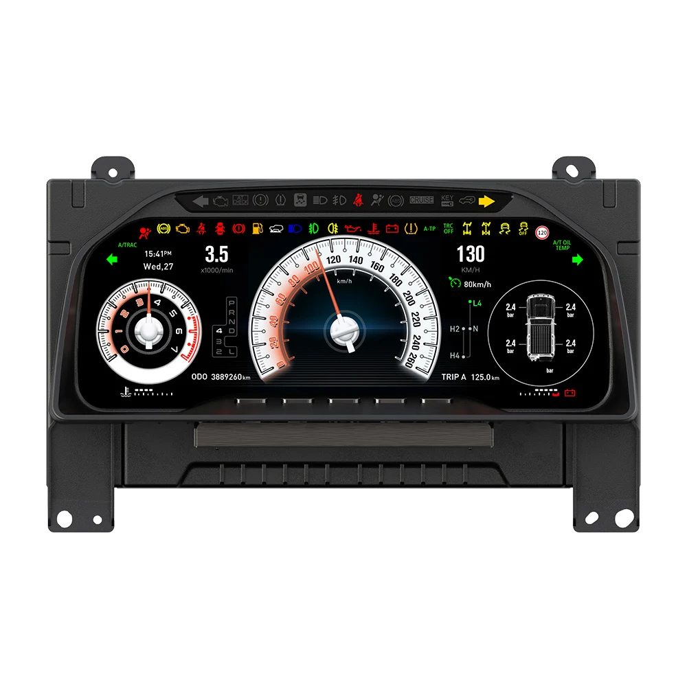 Car Digital Cluster for Toyota Land Cruiser LC70 71 76 78 79 LCD Dashboard Auto Speedometer Virtual Cockpit New Upgrade