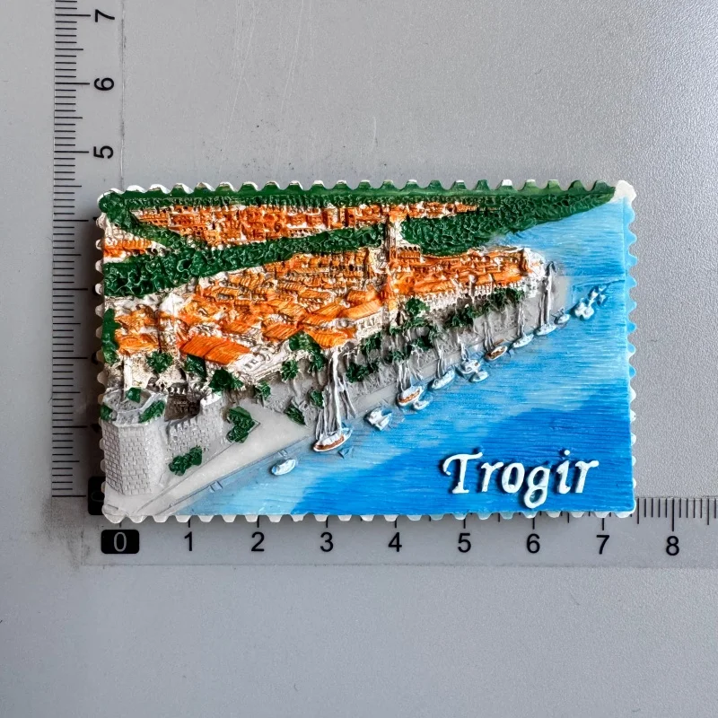 Kroatien Kühlschrankmagnete Dubrovnik Zagreb Split Trogir Hvar Vodice Rabac Pula Rovinj Vrsar Touristensouvenirs Kühlschrankmagnete