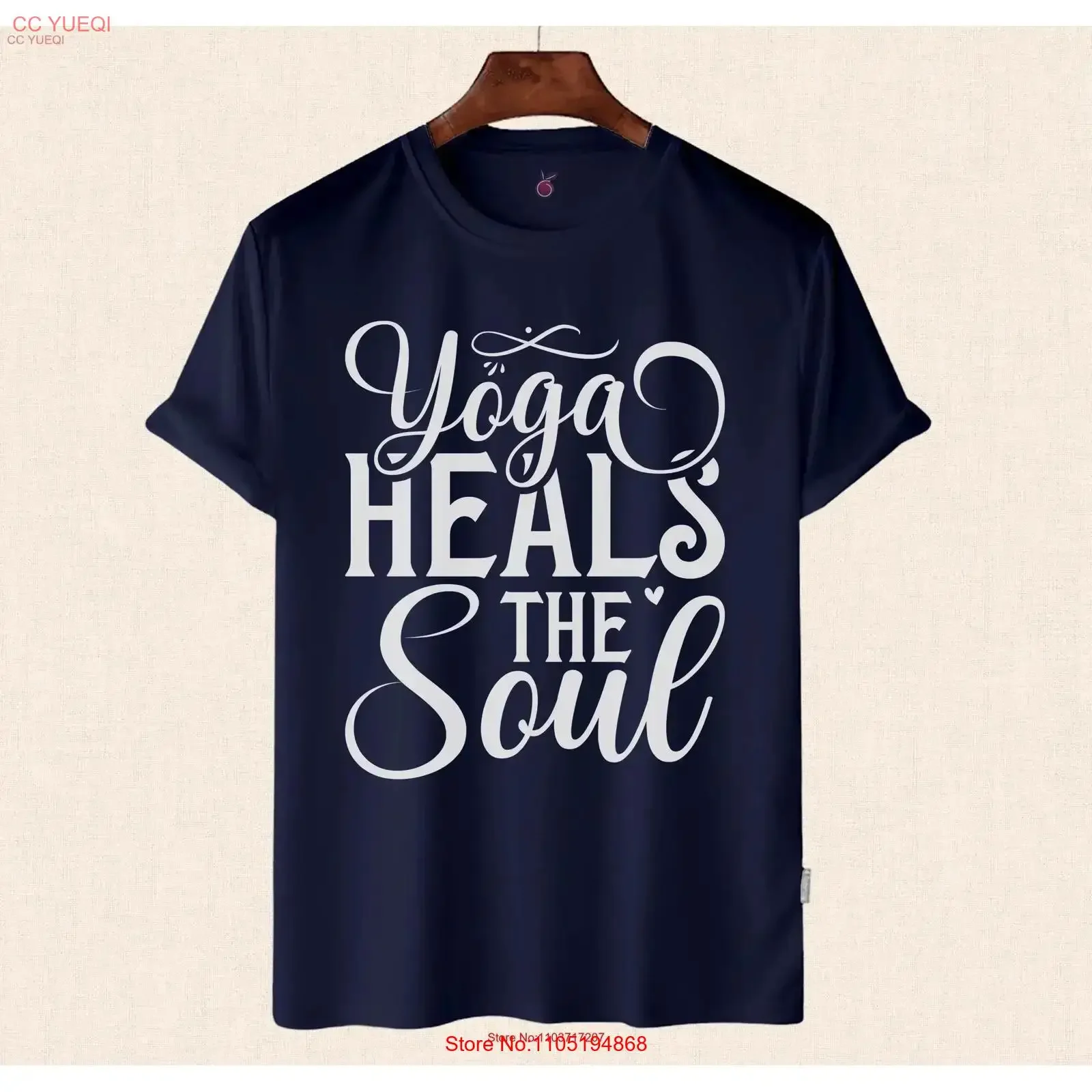 

Yoga Heals the Soul T Shirt Meditation Lover for Mindfulness s Outfit vintage Washed fashion Soft Stylish graphic Casual
