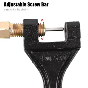 Universal Steel Carbon Spanner Link Splitter, Pin Remover, 420-530 Chain Breaker Cutter, motorcycle repair tools, bicycle, ATV 10 Main Sales Kit Tools Moto - №8