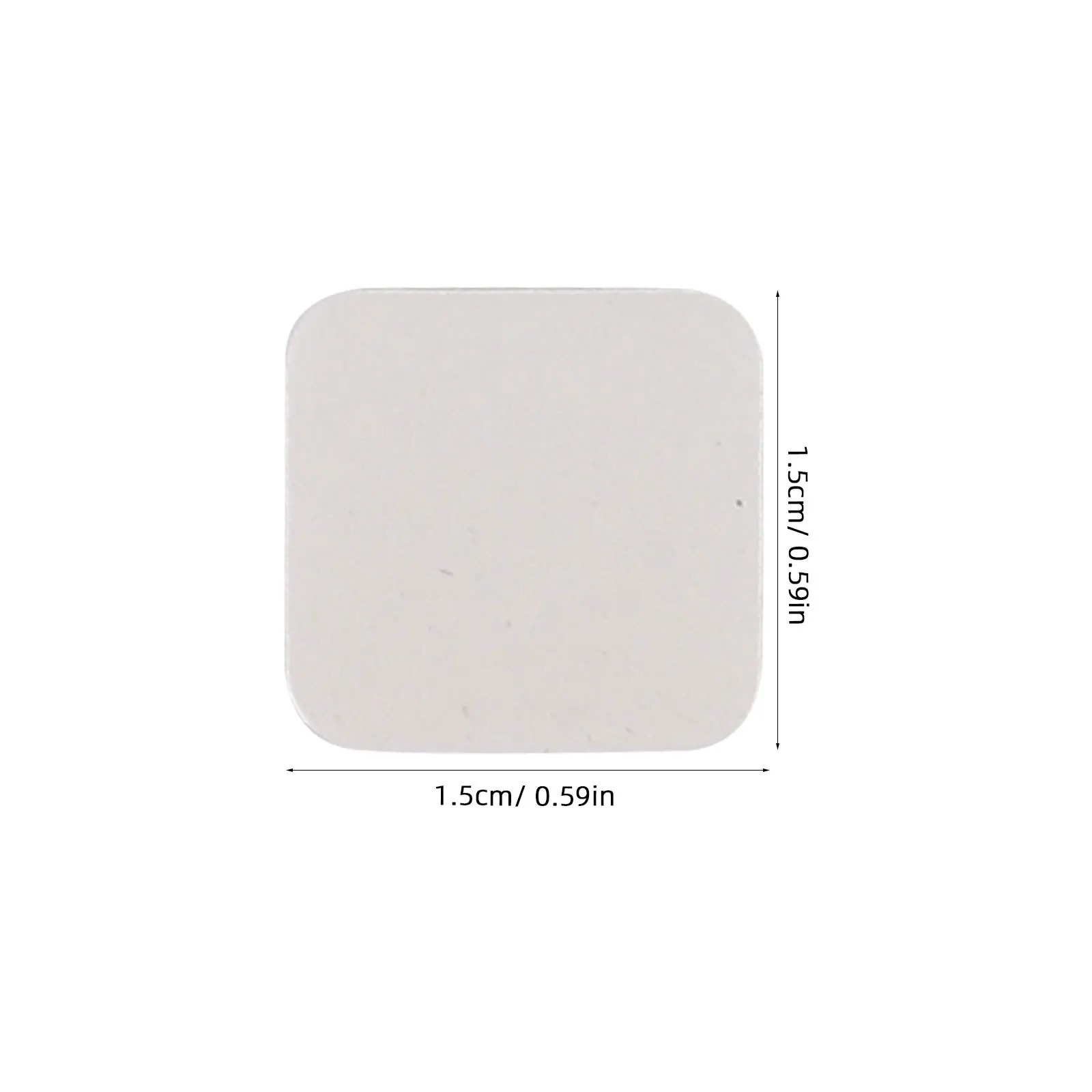 100 قطعة منصات لاصقة على الوجهين 15 مللي متر مربع نانو الشريط لتركيب جدار الفن الثقيلة واضح لاصق قابل للإزالة #6