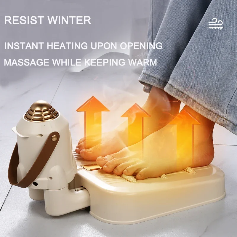 

New Innovations Portable Electric Shoe Clothes Dryer Automatic Folding Hanging Wall Design Quick Dry Plastic Housing