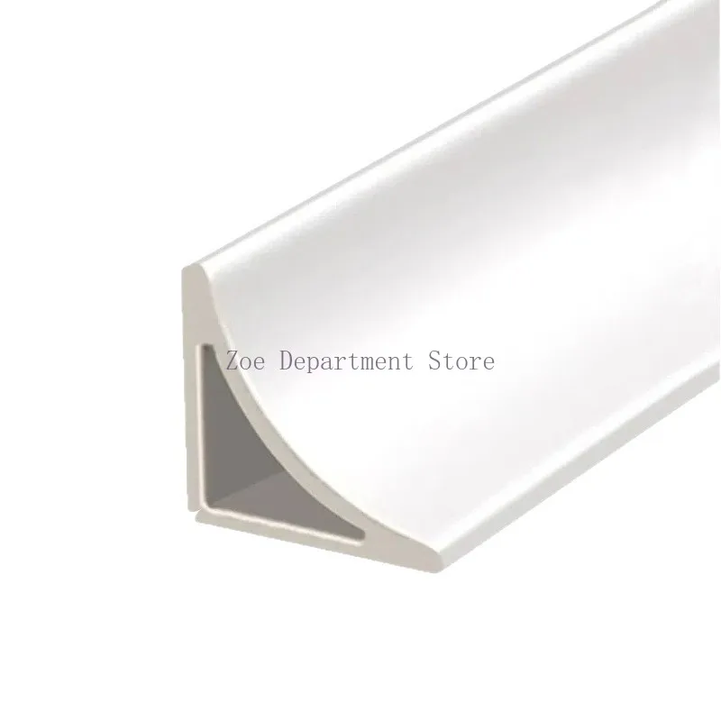 5M PVC Self-adhesive Concealed Corner Shading Decorative Strip Closure Top Corner Line Suspended Ceiling Edge Protection Corner