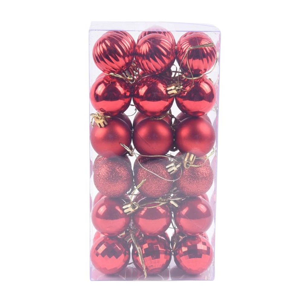 Adornos navideños Juego de adornos de árbol de Navidad inastillables Decoración de bolas de Navidad Nuevo azul hielo