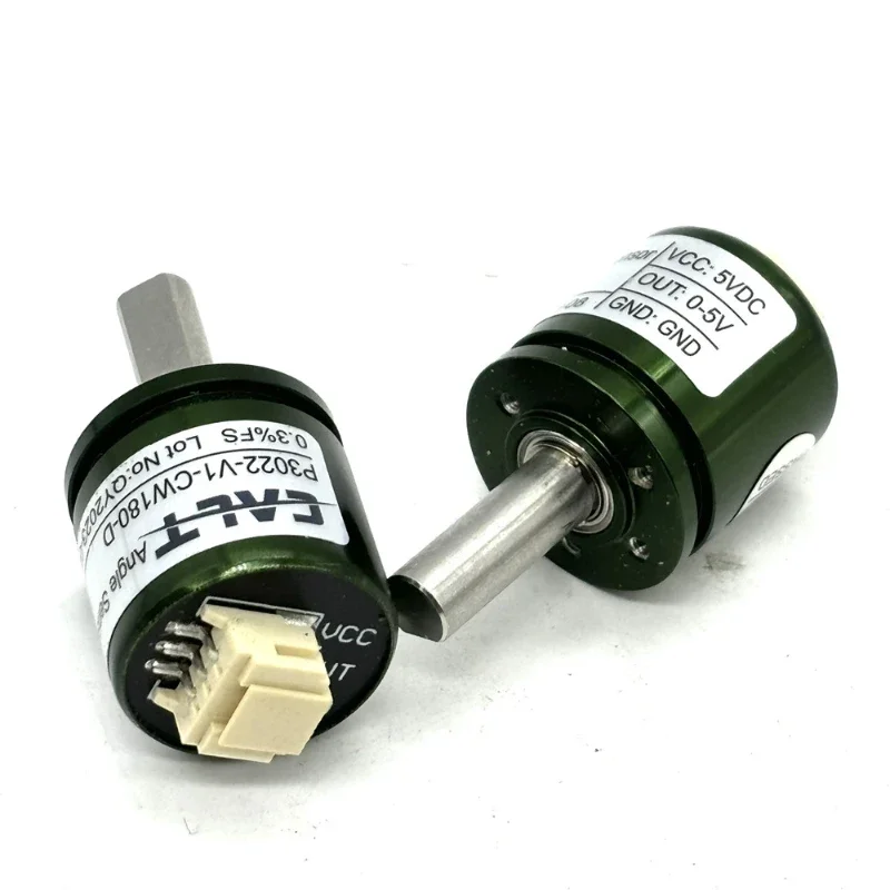 

CALT hall effect contactless angle sensor 12bit 5V supply analog 0-5v output 360 degree rotary potentiometer 6mm shaft P3022