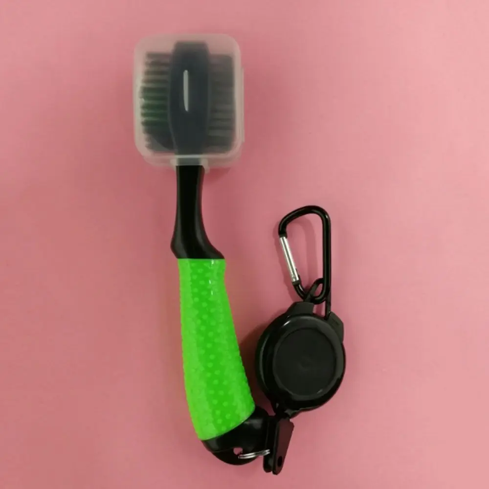 

Durable 2 Sided Cleaner Cleaning Tool Sporting Goods Sharpener Tool Golf Club Brush Retractable Groove Cleaner Golf Accessories