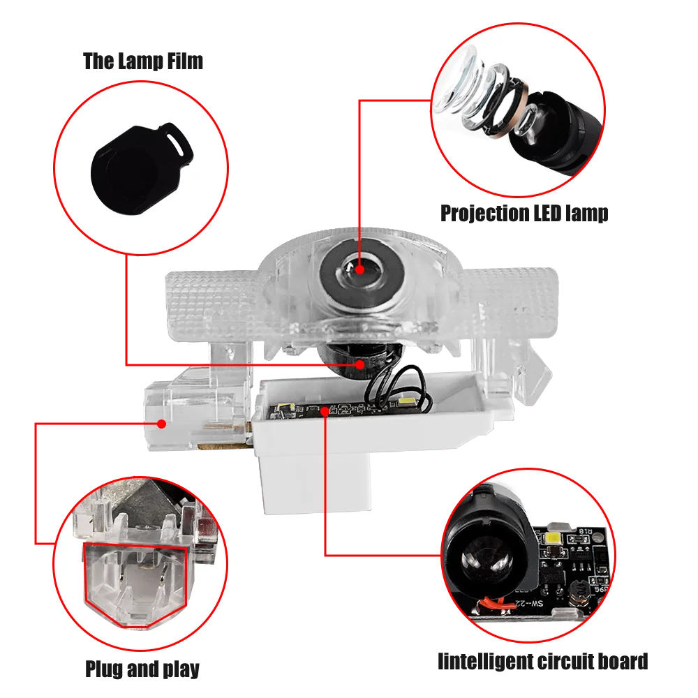 Lexus gs-車のドア用LEDプロジェクター,ロゴ付きレーザープロジェクター,300, 330, 350, 400, 430, 450, 2012, 2013, 2014, 2015, 2016, 2017