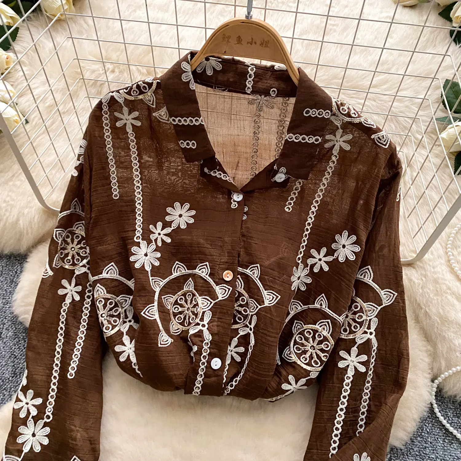 Camicia Primaverile da Donna c - Embroidery Cardigan recensione e prezzo