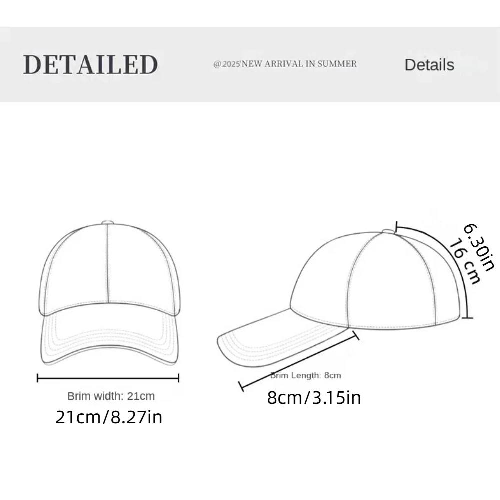 Versatile Adjustable Sunscreen Baseball Cap Korean Style Cotton Letter Embroidered Cap Sunshade Soft Cotton Peaked Hat Outdoors