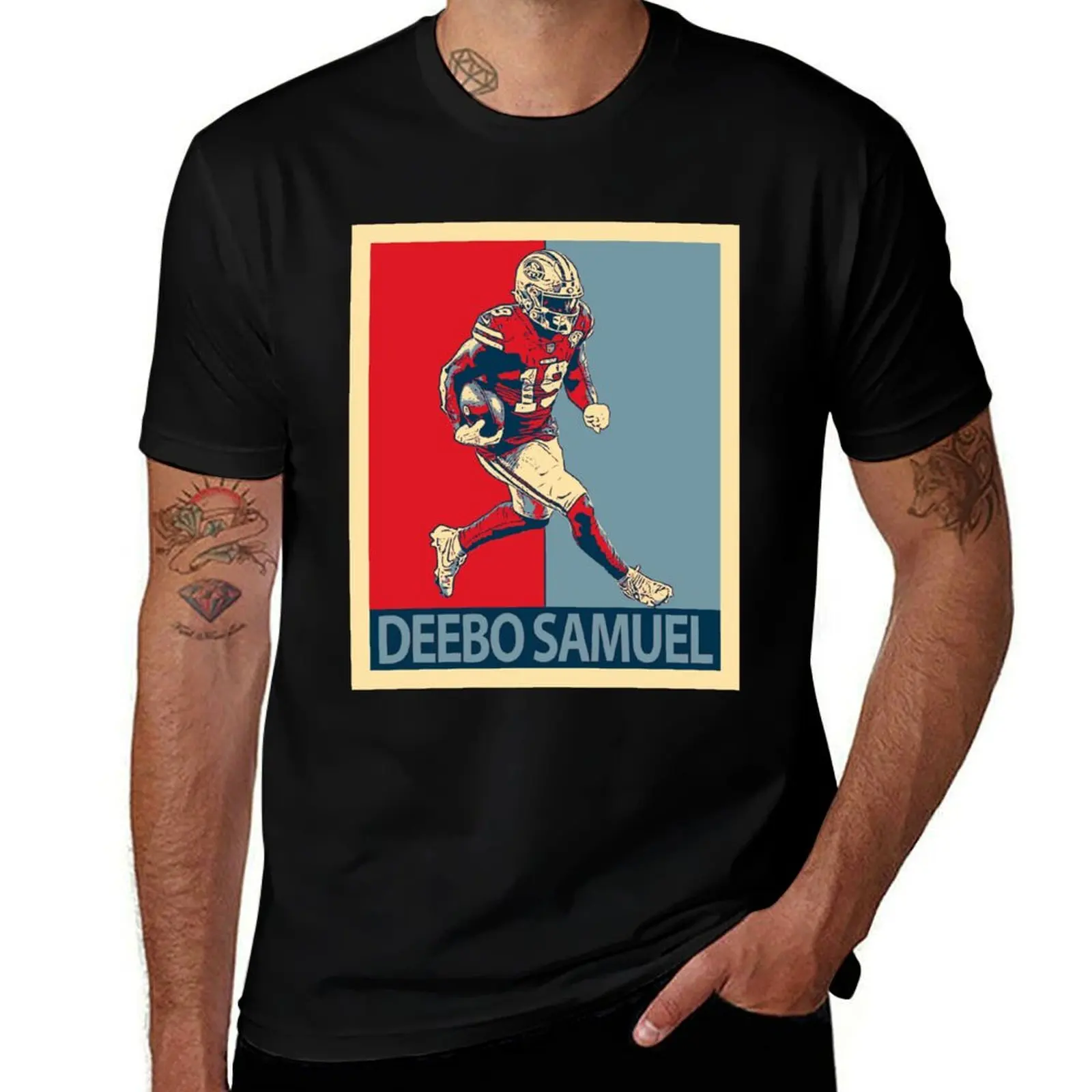 deebo samuel T-Shirt Fashion Casual Short Sleeve Top T-Shirt