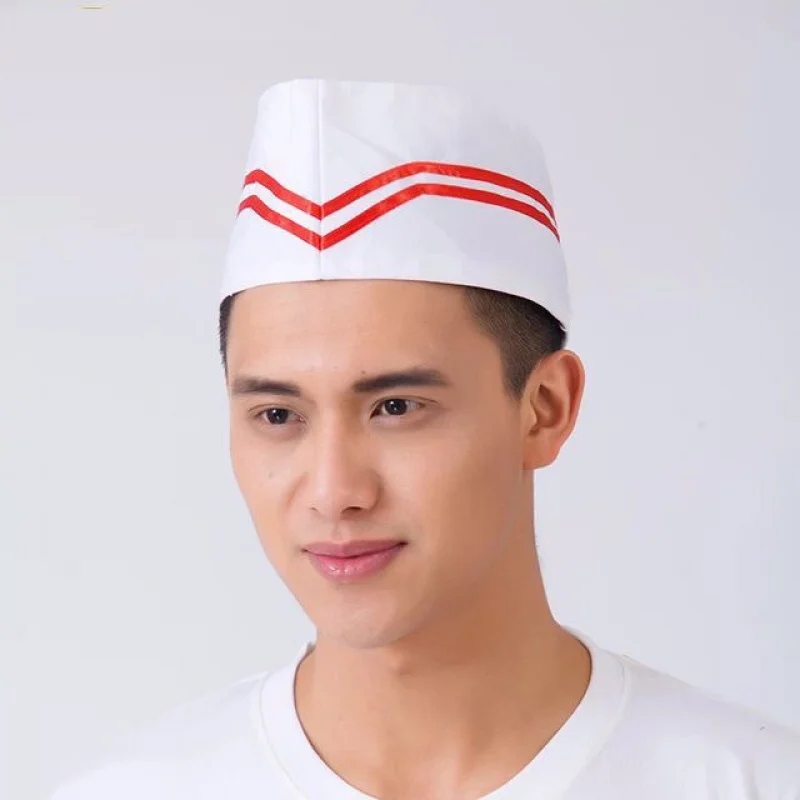 Chapeau de chef pour homme, casquette de travail, chapeau de bateau, chapeau de chef grill, chapeau de cuisine, hôtel, restaurant, cantine