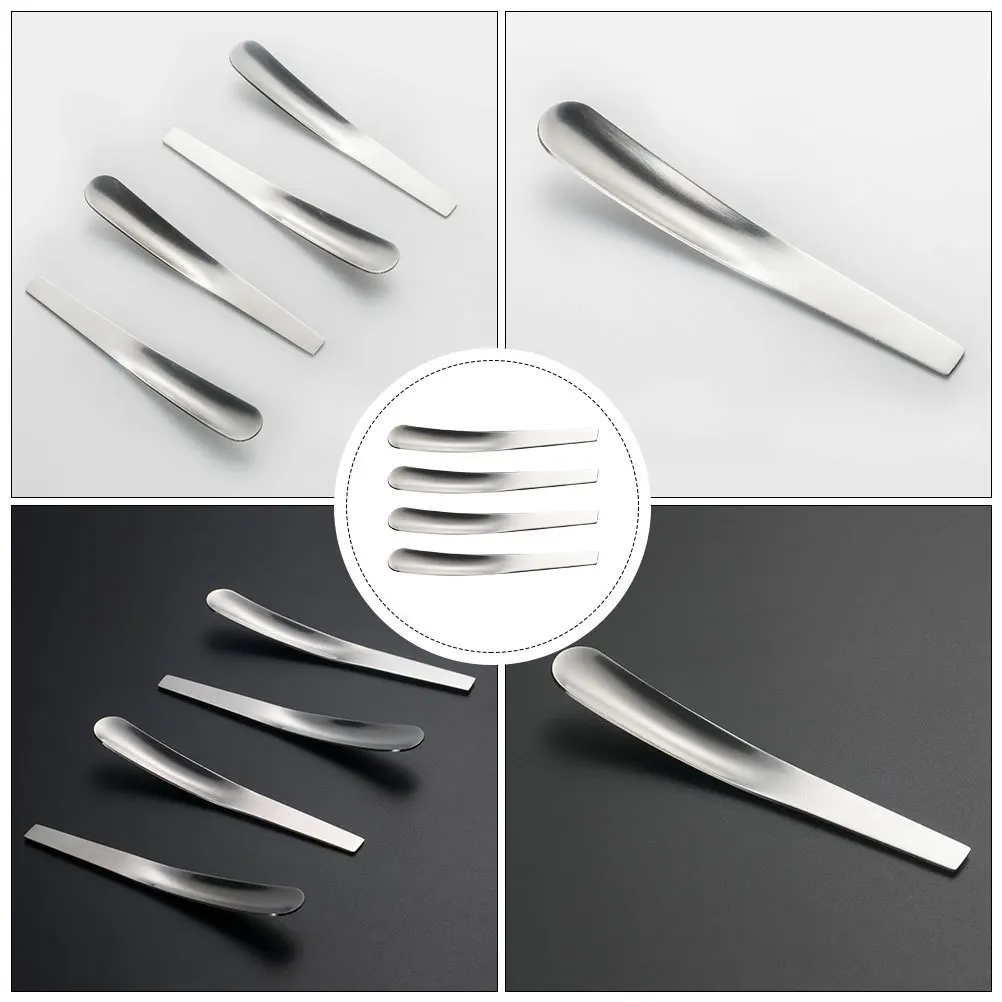 

4pcs Egg Stainless Steel Dessert Spoons Coffee Stirring Spoons Kitchen Accessory Food Serving Tool For Cake Ice Cream Breakfast