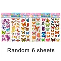 6 Sheets Butterfly