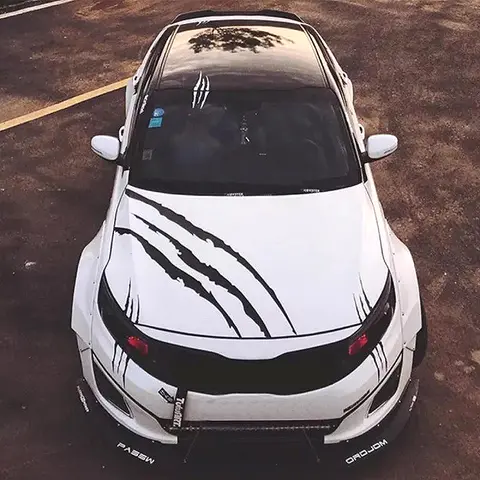 Car Stickers Ghost Claw Car Hood Vinyl Sticker Creative Modification Reflective Stickers Devil Paw Scratches Car Decoration