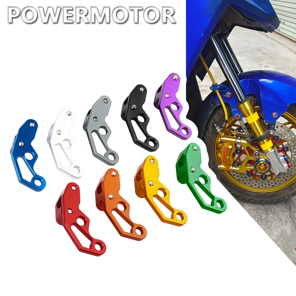 Motorcycle Universal AccessoriesOil Pipe Cable Clip Aluminum Brake Cable Tube Line Clamps ATV Motocross Dirt Bike