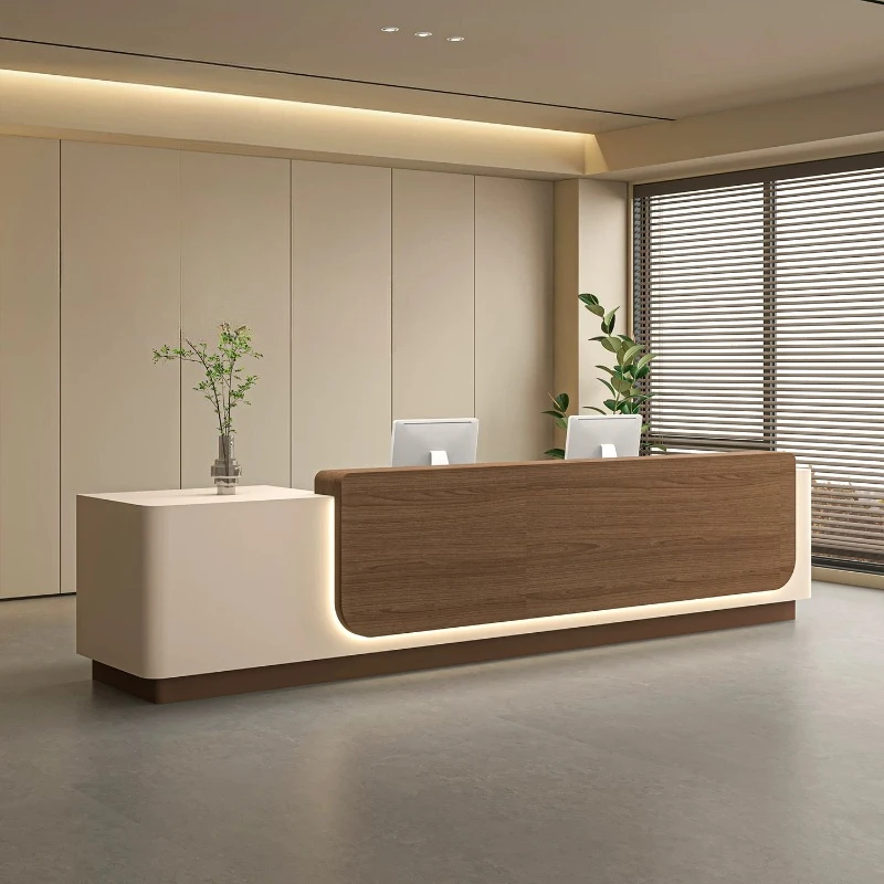

Business Salon Reception Desks Beauty Modern Italian Luxury Reception Desk Specialty Commercial Bancone Da Reception Furniture