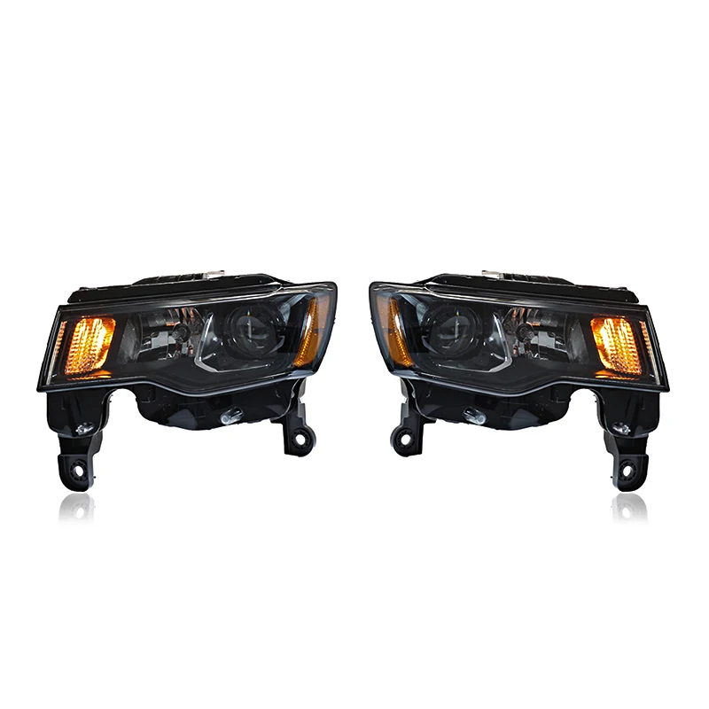 

Rolfes 2x For 2017-2021 Jeep Grand Cherokee LED Headlight Upgrade Projector Lens Signal Lamp DRL Automotive Accessories