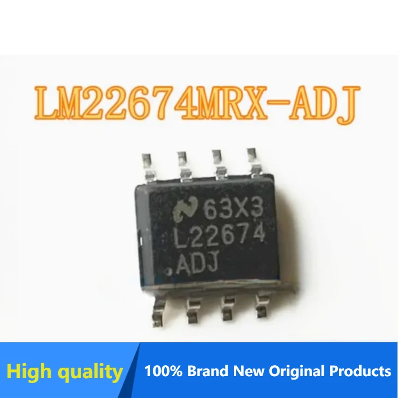 

6PCS New original LM22674MRX-ADJ L22674-ADJ L22674ADJ SOP8 Electronic Component Original products, in stock, fast shipping.