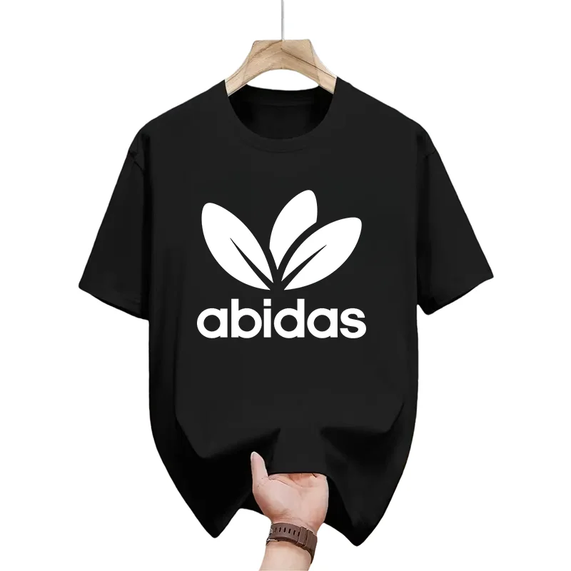 

2026 New Model Men's Fashionable Paris Brand Printed T-shirt, Pure Cotton Round-neck Casual Urban Style, High-quality PremiumY2K