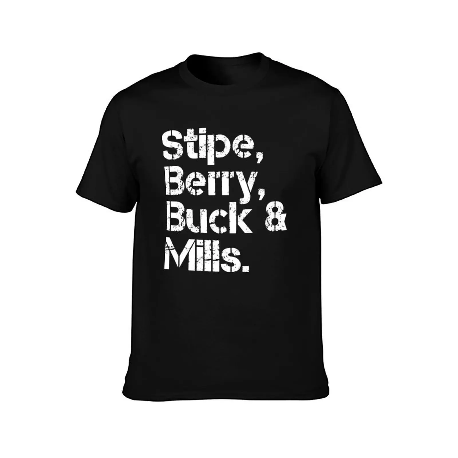 R.E.M. Stipe Berry T-Shirt Basic Daily Outfit Short Sleeve Tee T-Shirt