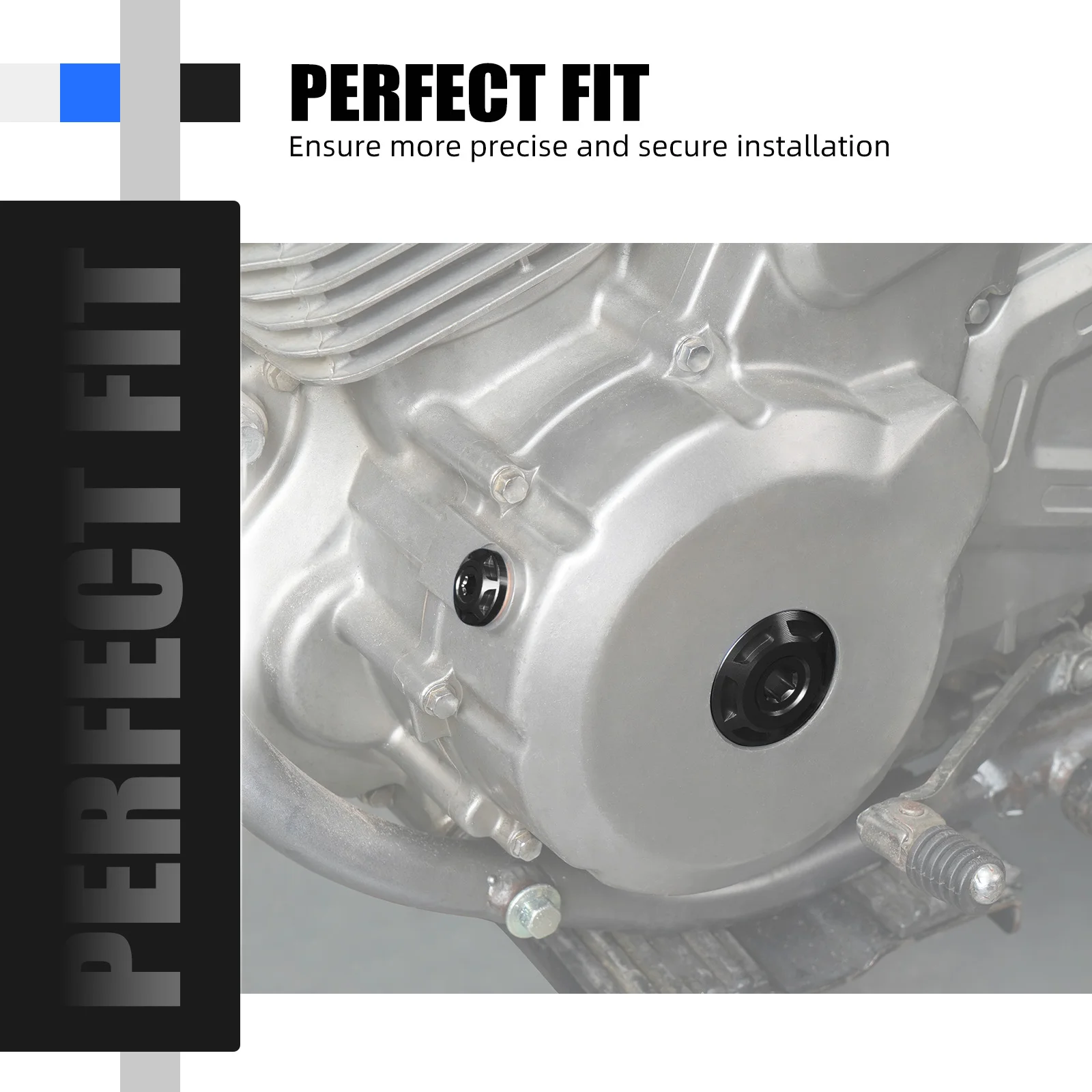 For Suzuki  DR650S DR650SE DR650S/SE 1996-2025 Engine Timing Cover Cap Plug DR 650 S DR 650 SE DR650 S DR650 SE DR 650 S SE