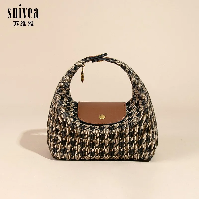 

Дизайнерская высококачественная женская сумка через плечо Элегантная пригородная сумка с регулируемым плечевым ремнем Сумка на одно плечо под мышками