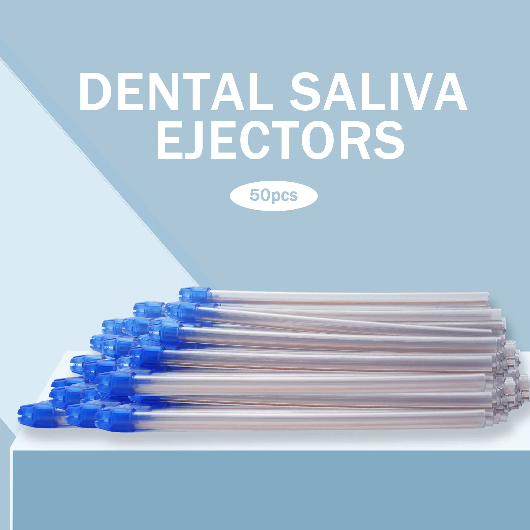 

SYNI Dental Saliva Ejector Disposable Soft Flexible Long Slim Type Low Volume Suction Tips Aspirator Tube Dentist Tools