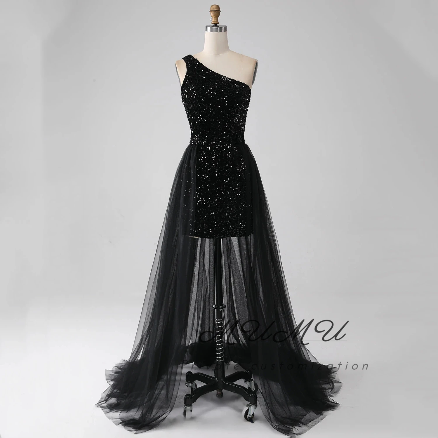 

MuMu Customized فساتين سهرة Elegant Party Dresses 2025 Платье Вечернее Prom Dresses Cocktail Women Evening Dresses black skirt