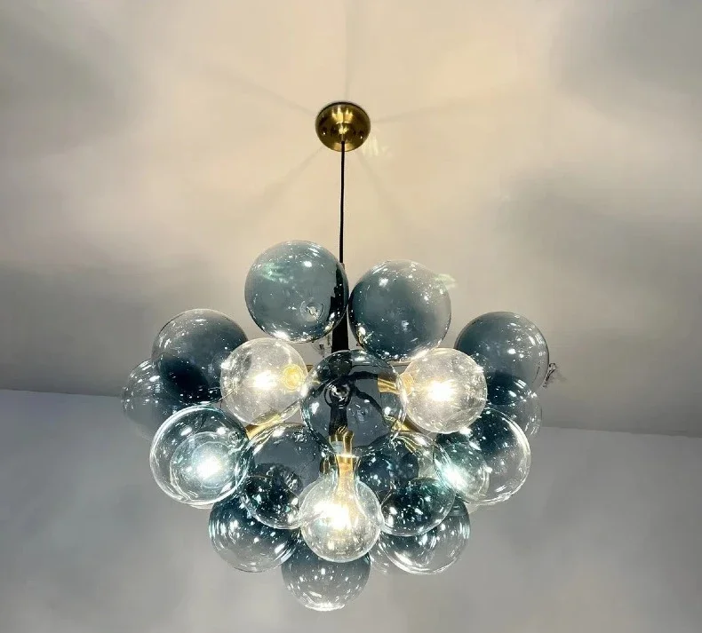 Nordic romantic bedroom bubble light children's room warm and creative