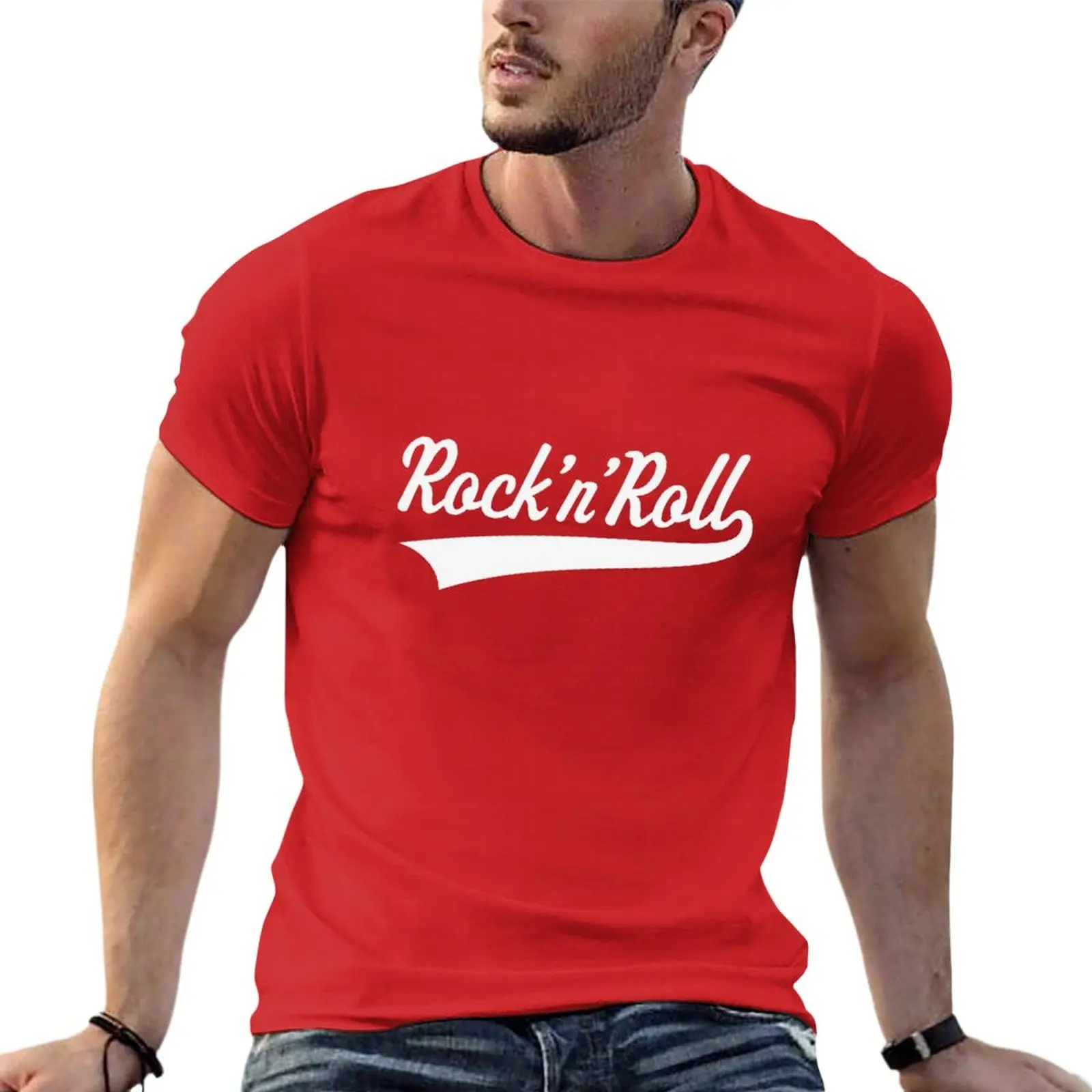 

New Rock 'n' Roll (White) T-Shirt Anime t-shirt Blouse T-shirts for men cotton