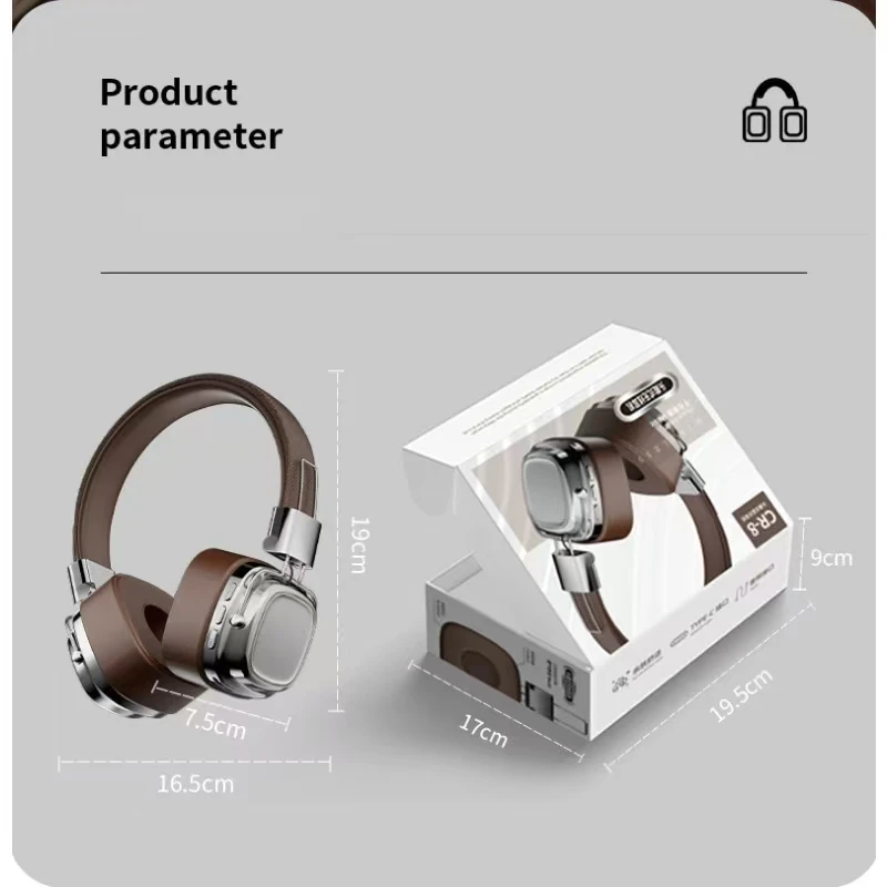 NEWMSNR Retro HIFI Stereo Sounds Auf Ohr Kopfhörer Drahtlose Bluetooth Headsets Sport Gamer Kopfhörer Für iphone Noise Reduction