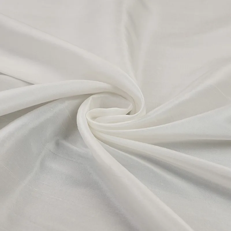 Fine-spun pure silk plain double satin high-end fabric halter shirt evening dress lining