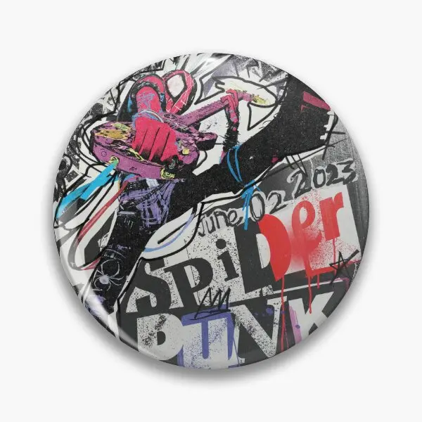 

Spiderpunk Soft Button Pin Hat Cartoon Collar Lover Clothes Gift Women Fashion Decor Lapel Pin Badge Metal Jewelry Funny