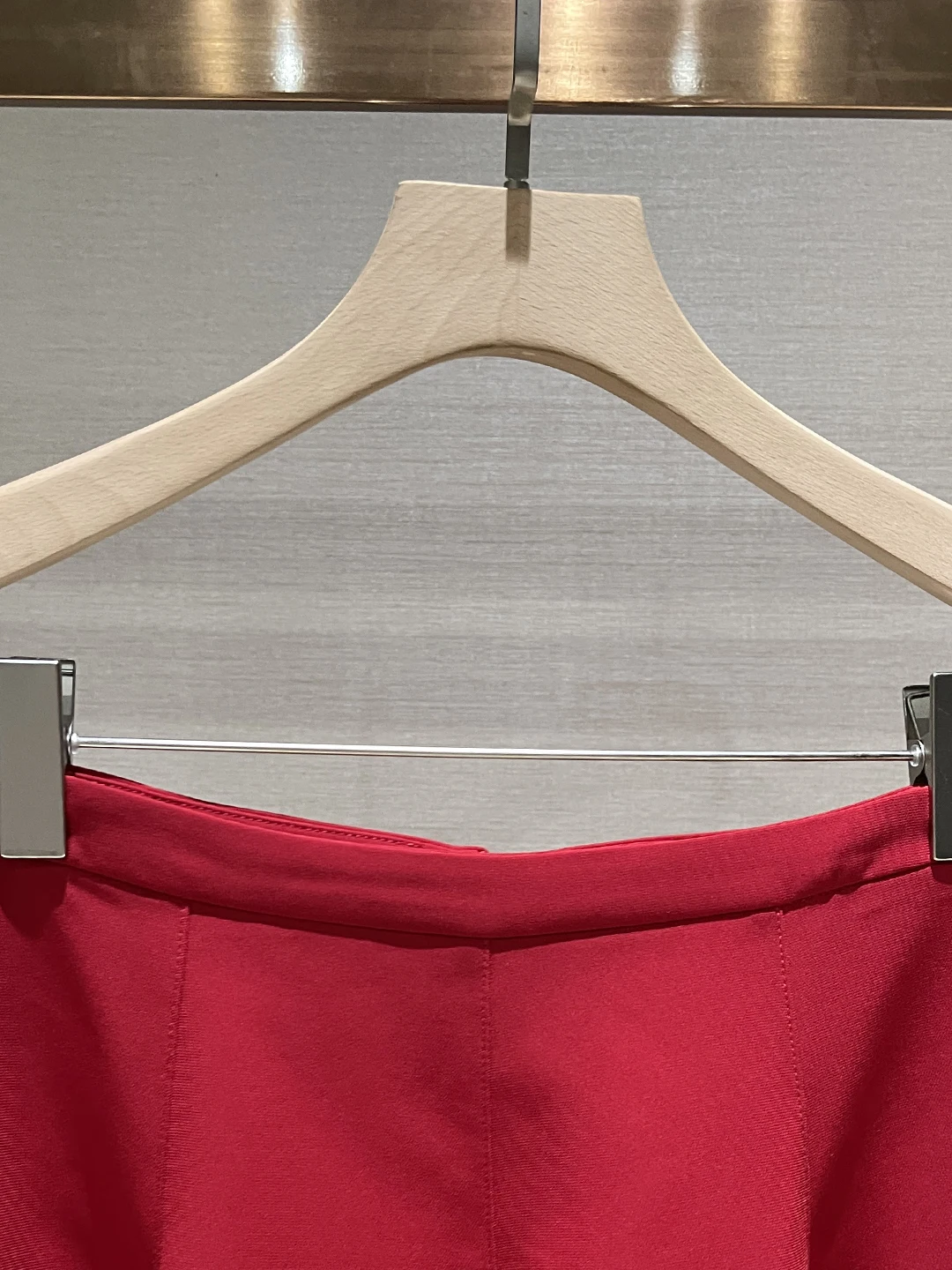   Gonna ort a vita alta con design in pizzo in rosso casual Sle per donna Primavera Autunno Inverno Stagione Faion Trend